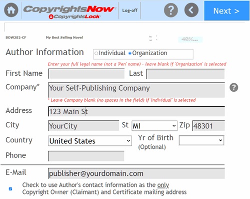 How to Copyright a Website | Self Published Author